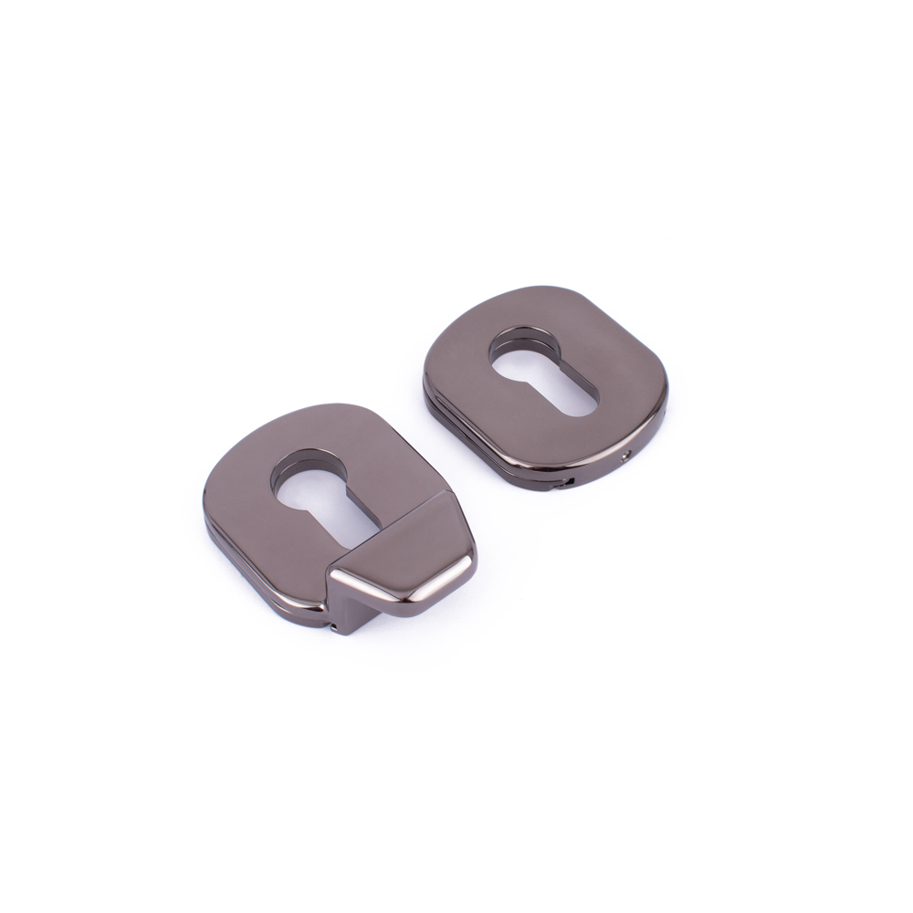 Timber Series Euro Cylinder Pull and Escutcheon - Hardex Bronze